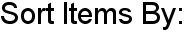 Choose Sort Method To View Enzymes